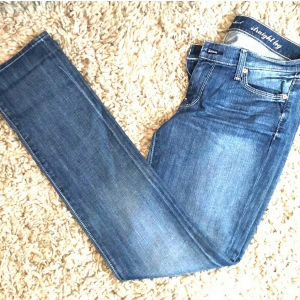 7 FOR ALL MANKIND 7FAM JEAN'S STRAIGHT LEG SIZE 25